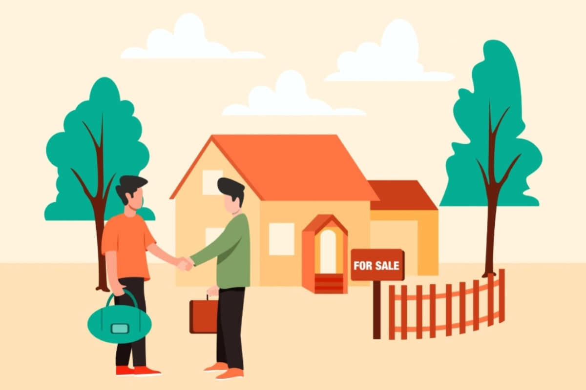 Professional real estate service process illustration for Sagar Real Estate Mumbra